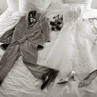 結婚式の当日の朝に、新郎新婦は何を感じるのか。